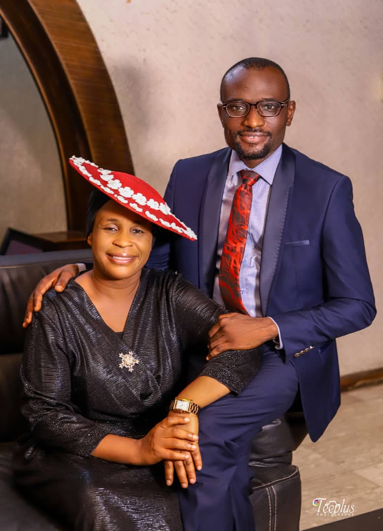 Yinka and Deborah Abimbola-Akanbi sharing a warm moment together